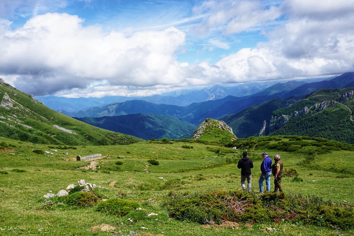 Visita de campo a la majada de Pedabejo en Posada de Valdeón