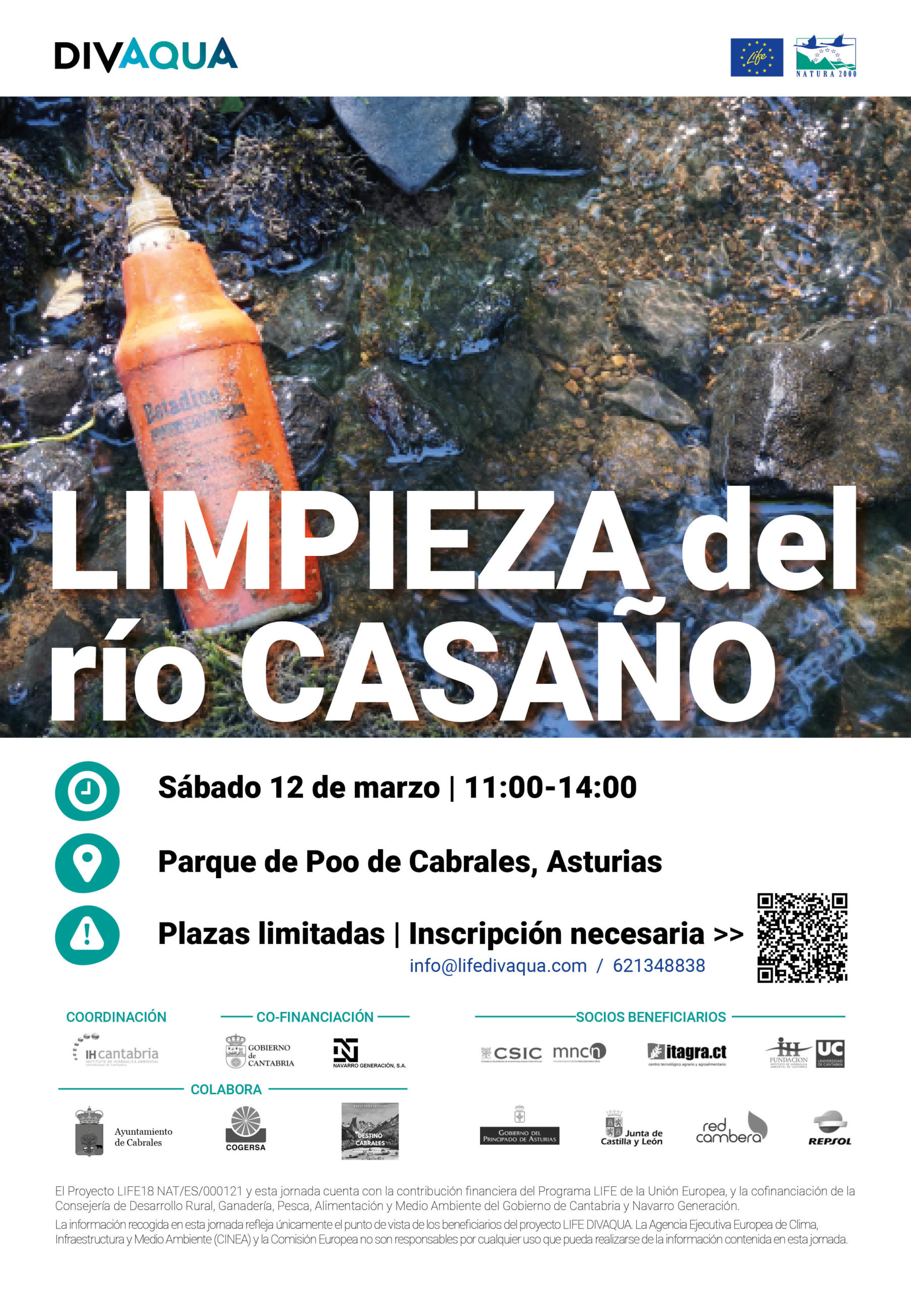 Voluntariado medioambiental_Limpieza río Casaño_12032022