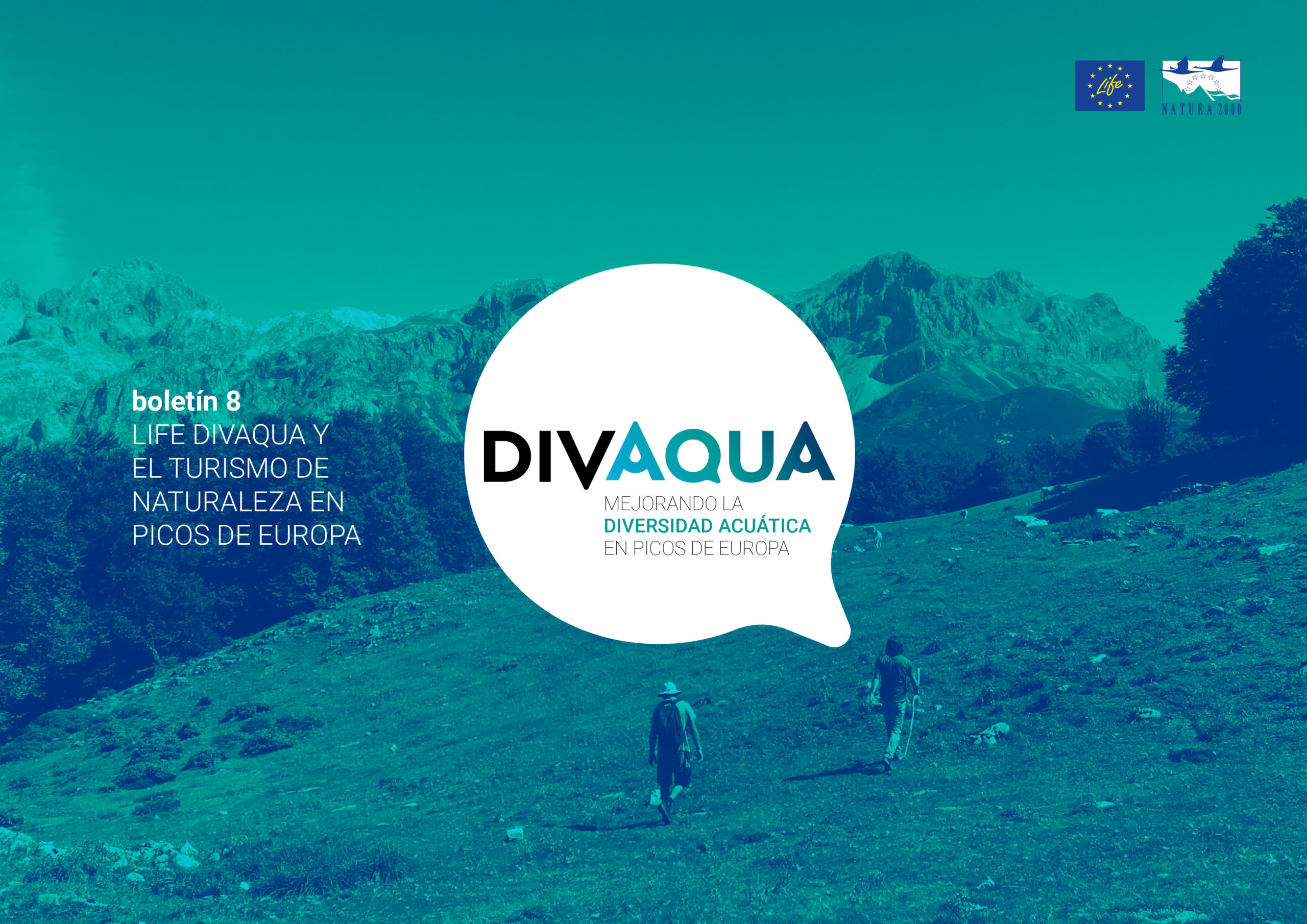 Portada Boletín 8 - El turismo de naturaleza en Picos de Europa - LIFE DIVAQUA